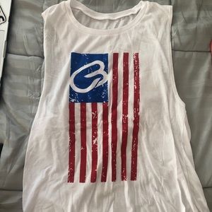 Cyclebar American flag tank top. Size M